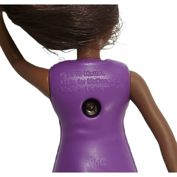 2 McDonalds Barbies 2017 African American 2019 Tennis Player Doll Happy Meal Toy - Picture 8 of 9